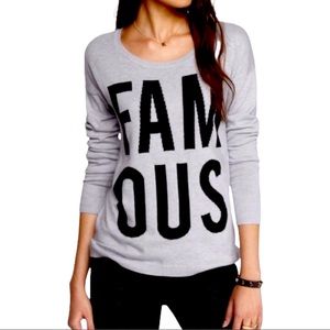 Express "Famous" Sweater NWT